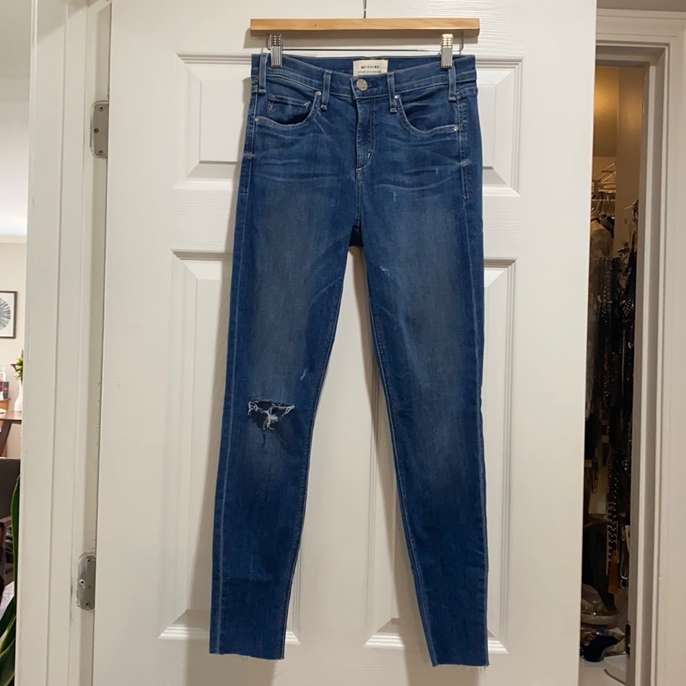 McGuire Denim Newton Skinny medium wash distressed